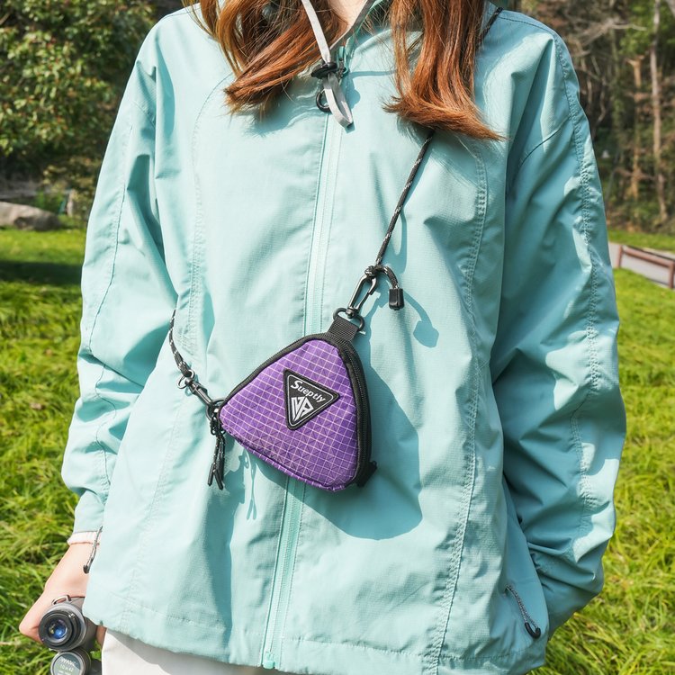 Women's Medium Shoulder Bag with Zipper Closure - Summer 2026 - Gray,Black,Purple,Green - Medium - Image 4