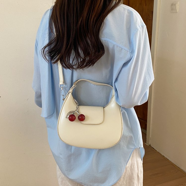 Women's Semi-Circle Bag with Zipper Closure Casual Minimalist Style Summer 2026 - Image 2